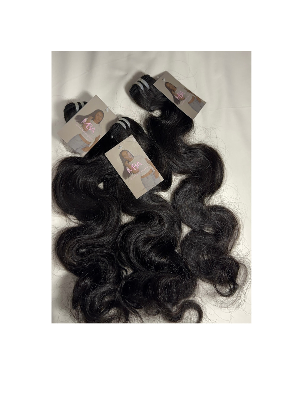 Lot de Virgin Hair Body Wave – Cheveux 100 % Humains (3 paquets)